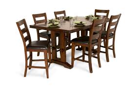 At lowe's, we have a variety of dining room sets, ranging in seating capacity, style and more. Enormous 7 Piece Counter Set Bob S Discount Furniture