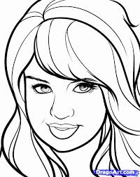 This coloring application contains many coloring pages. Draw Debby Ryan Debby Ryan Step By Step Drawing Sheets Added Coloring Home
