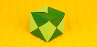 Mit dieser 3d origami herz faltanleitung siehst du eine. 3d Origami Anleitung Wurfel Falten Faltanleitung Von Einfach Basteln