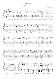 Arcade 3 duncan laurence 3:03320 kbps ориг + бэк. Arcade Duncan Laurence Sheet Music For Piano Solo Musescore Com