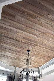 Get free shipping on qualified plank solid hardwood or buy online pick up in store today in the flooring department. Easy Diy Rustic Planked Ceiling The Lived In Look