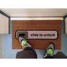 Finally people will be warned and given the … Doormat Slide To Unlock 24h Delivery Getdigital