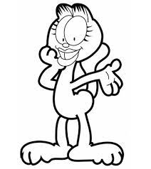 Banana cake coloring page from garfield category. Top 10 Free Printable Garfield Coloring Pages Online