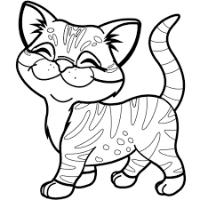 Coloriageetdessins.com vous offre la possibilité de colorier ou imprimer votre dessin chat mignon. Coloriage Chaton Mignon En Ligne Gratuit A Imprimer