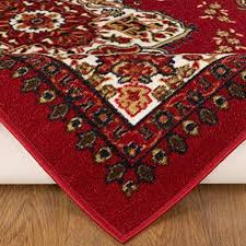 450 x 600 jpeg 93 кб. Antep Rugs Alfombras Oriental Traditional 3x5 Non Skid Non Slip Low Profile Pile Rubber Backing Indoor Area Rugs Maroon 3 X 5 Pricepulse