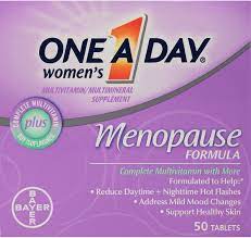 After menopause, you should have up it to1,200 mg of calcium per day. Amazon Com One A Day Women S Menopause Multivitamin With Vitamin A Vitamin C Vitamin D Vitamin E And Zinc For Immune Health Support Biotin B6 B12 Soybean Isoflavones To Reduce Hot Flashes