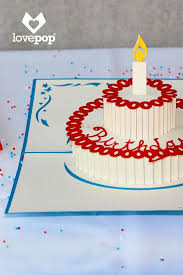 Make sure the cake is not too big otherwise it will poke out of the edges when you close the card. Birthday Cake Birthday Cake Card Pop Up Cards Birthday Cards