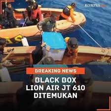 Kotak Hitam Pesawat Lion Air Pk Lqp Jt 610 Yang Jatuh Di Perairan Karawang Jawa Barat Ditemukan Kamis 1 11 2018 Siang Kompastv Melaporkan Kota Jaya Pesawat