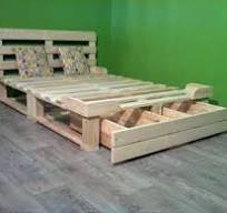 Camas De Pallets Com Gaveta Bases de Cama #decorarMoveisCaseiros #Tutoriais  #PassoAPasso