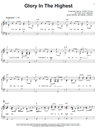 Glory to god in the highest piano sheet music. Pin On Easy Piano