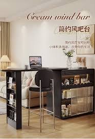 Xl faltbare Barth eke Konsolen tische Küchen insel Trennwand Bar  Schließfach