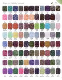 11 0 size colour chart iii beading bead size chart