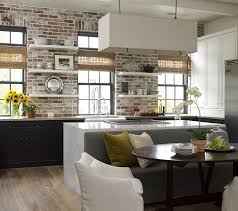 50 Trendy And Timeless Kitchens With Beautiful Brick Walls Brick Wall Kitchen Exposed Brick Kitchen Stylish Kitchen