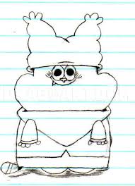 Colour blend charts for markers and pencils, including copic, spectrum noir, promarker, prismacolor, polychromos. How To Draw Chowder Characters Coloring Page Trace Drawing