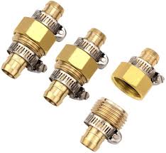 The metal or plastic fitting found on both ends of a hose used to connect the. Amazon Com 3sets Brass 5 8 Garden Hose Mender End Repair Male Female Connector With Stainless Clamp Patio Lawn Garden