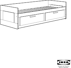 Perfekt zum verwahren von decken kissen usw. Bedienungsanleitung Ikea 002 287 05 Brimnes Seite 1 Von 36 Alle Sprachen