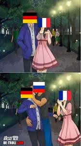 21 of the funniest memes about germany. Germany X France Feat Russia Country Memes History Memes Creepypasta Cute