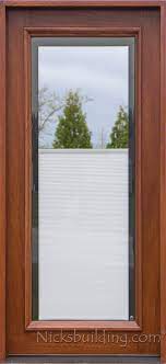 Exterior Doors With Built In Blinds