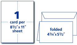 You don't even need to learn any software for designing. Avery Quarter Fold Greeting Cards 4 1 4 X 5 1 2 20 Cards 3266 Avery Com