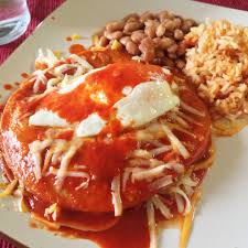 Stacked New Mexico Red Chile Cheese Enchiladas Cheese Enchiladas Mexican Food Recipes Authentic Mexico Food