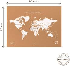 amazon.com: miss wood map xl cork