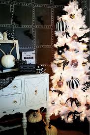 Set a spooky scene with halloween decorations from pottery barn. Eight Elegant Black White Halloween Home Decor Ideas