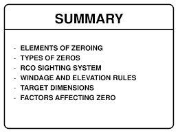 Zeroing The Service Rifle Ppt Download