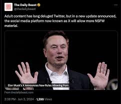 Welcome to the Twitter era of Nazi porn. Elon will never type two-handed  again. : rWhitePeopleTwitter