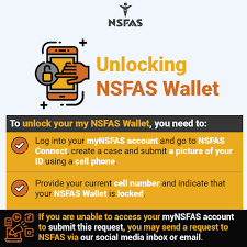 I need an otp to unlock my nsfas wallet account and i also did sent an email. Nsfas Pa Twitter Check Out This Poster On How You Can Unlock Your Nsfas Wallet Account