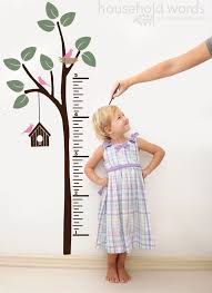 Growth Chart Decal For Walls Growth Chart Wall Decal Ruler