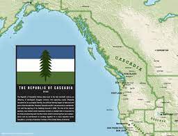 One Of The Stronger Separatist Movements In North America Cascadia Is An Area In The Pacific Northwest Mainly Represent Cascadia Alternate History Fantasy Map
