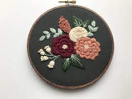 Beginner Embroidery Kit Floral Embroidery Design Flower Embroidery Designs Silk Ribbon Embroidery Tutorial Embroidery For Beginners