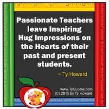 Passionate Teachers Leave Inspiring Hug Impressions On The Hearts Of Their Past And Present Students Ty Howard Teachers Teacher Quotes School Quotes