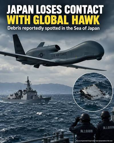 Japan's Defence Ministry has reported losing contact with a Global Hawk  surveillance drone over the Sea of Japan. The purpose of the drone's  mission has not been disclosed. Japanese media reports also