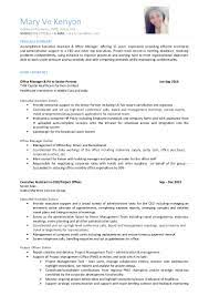 S/he must also be able to handle the constant surprises that the nonprofit workplace brings about while managing the office's general operations. Mary Ve Kenyon Resume