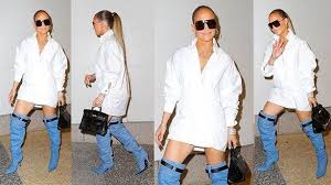Jennifer Lopez In Bot Pantolon U Olay Oldu Jennifer Lopez Pantolon Bot
