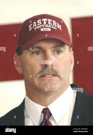 New Eastern Kentucky football coach Danny Hope speaks during a news  conference after he was named as coach, Friday, Dec. 6, 2002, in Richmond,  Ky. Hope, 43, played offensive guard for Eastern