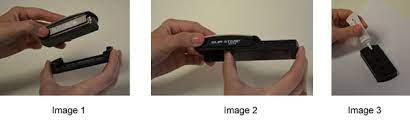 Push the stamp down and locate the lock switch on the right side of the stamp. How To Refill A Self Ink Stamp Re Inking Custom Rubber Stamps