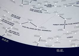 Science Fiction Star Chart By Dorothy Petite Curiepetite