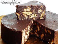 Ce Gateau Est Une De Ces Recettes Que Je Garde Precieusement Ecrite Sur Du Papier A Petits Carreaux Rendu Pres Avec Images Gateau Chocolat Sans Cuisson Gateaux Et Desserts
