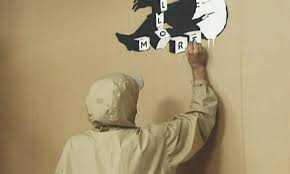 14 great banksy street art photos and quotes! Is This Banksy A Recently Rediscovered 16 Year Old Tv Interview May Reveal The Face Of The Elusive Street Artist Artnet News