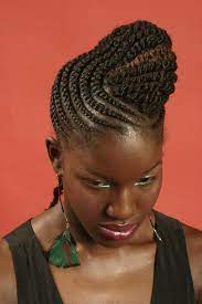 Gray Hair Cornrolled Style Updos Google Search Natural Hair Styles Braided Hairstyles Updo Twist Braid Styles