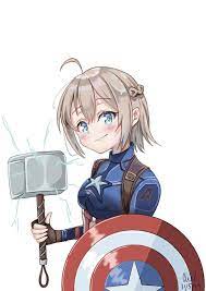Today we will draw a character who is considered the leader of the avengers team. I Draw Captain America As Anime Waifu Join My Subreddit Where I Will Review And Improve Your Art Animesketch