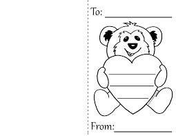 Make a set of classroom valentines by letting your child color in our free valentine cards. Valentine S Day Card Templates For Kids Novocom Top