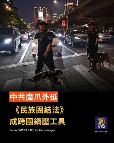 中共今年3月通過的所謂《民族團結進步促進法》，將於7月1日正式上路。其中最受爭議的是第63條的「境外適用條款」。有政界人士警告，這部法律恐怕又會成為中共的新工具，將政治審查和長臂管轄，進一步延伸到全球。  中共習黨魁今年3月在全國人大會議上簽署通過所謂的《民族 ...
