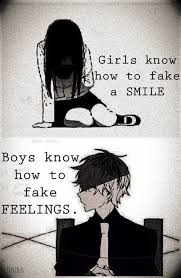 Maybe you would like to learn more about one of these? Foto Anime Sad Boy Fake Smile Novocom Top