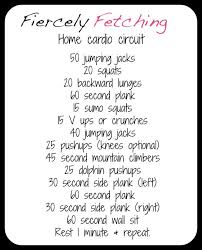 Workout Wednesday Fiercely Fetching Cardio At Home Cardio Circuit Circuit Workout