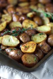 Balsamic Honey Roasted Potatoes Roasted Potatoes Best Potato Recipes Balsamic Potatoes