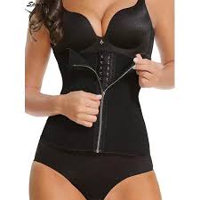 spencer womens double control slimming waist trainer cincher corset adjustable neoprene waist trimmer belt underbust body shaper tummy control