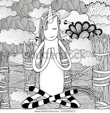 Like all colorit coloring books for adults, fashion through the ages illustrated by jackielou pareja and patrick bucoy features: Unicorn Yoga Coloring Pages Coloring Pages Blog Organisation
